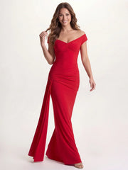 V-Neck Maxi Dress With Wrap-Detail