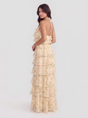 Chiffon Floral Print Dress